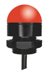 ANDONT 3 Colors Single Layer Three Stack Light, 50MM, Industrial Warning Lights, IP67(24VDC, Waterproof, Red/Yellow/Green, with Buzzer)