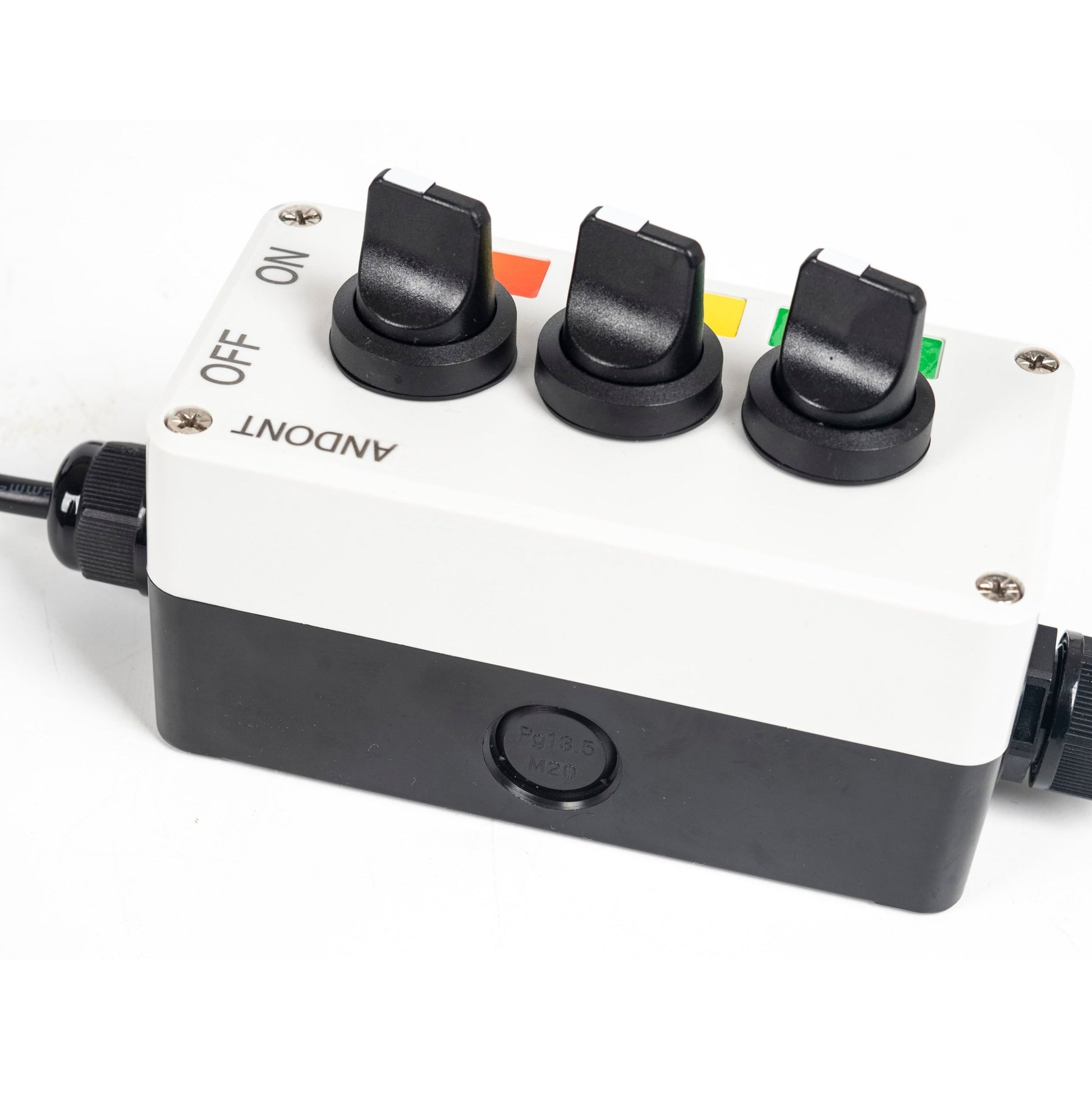 ANDONT 3 Stack Super Bright LED Andon Tower Lights with Buzzer, Red/Yellow/Green, Off - ON or Flash,16 ft Extension Cord, 6 ft Industrial Adapter, IP53, 2.36" Diameter 17.8" Length, Plug Play Ready - ANDONT